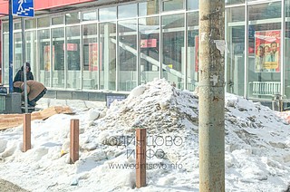 Снежные навалы в Одинцово, Можайское шоссе
