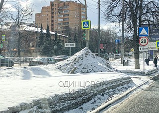 Снежные навалы, дублёр Можайского шоссе