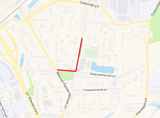 Перекрытие движения транспорта 14 марта в 8-м микрорайоне Одинцово