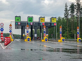 Пункт взимания платы платной автодороги «Северный обход Одинцово» в Трёхгорке (ПВП 4,6)