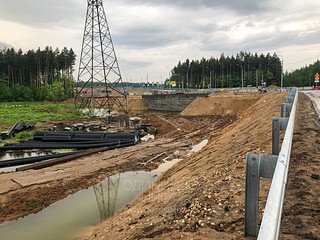 Министерство транспорта и дорожной инфраструктуры Московской области вместе с подрядчиком «Стройтрансгаз» не завершили работы на выезде