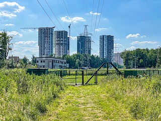Площадка для выгула собак между Подушкинским и Красногорским шоссе