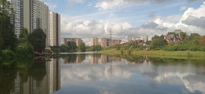 Пруд после завершения работ, Чиновники объявили о завершении очистки Глазынинского пруда в Одинцово