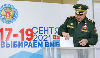 Министр обороны Сергей Шойгу проголосовал в Кубинке