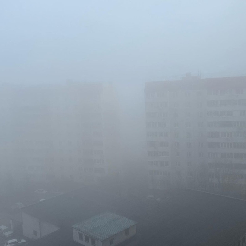 Утренний туман в Одинцово, 2 ноября, Ноябрь