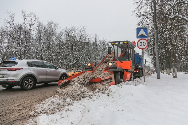 Составлен график уборки и вывоза снега в Одинцово с 17 по 24 января, Январь