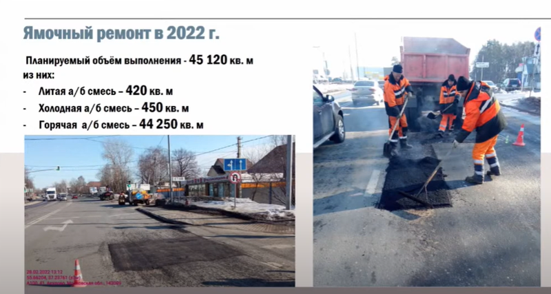 План по ямочному ремонту на 2022 год, Иванов: ямы на дорогах появляются, это связано с особенностями нашего климата