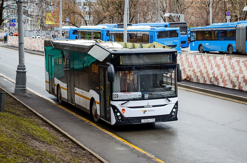 МАЗ-303065 на маршруте № 339, «Мострансавто» тестирует автобус МАЗ-303065 в Одинцово