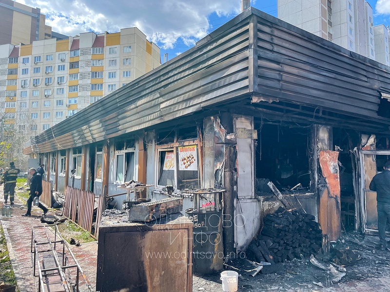 Последствия пожара, В Одинцово сгорела кулинария ресторана «Ковчег»