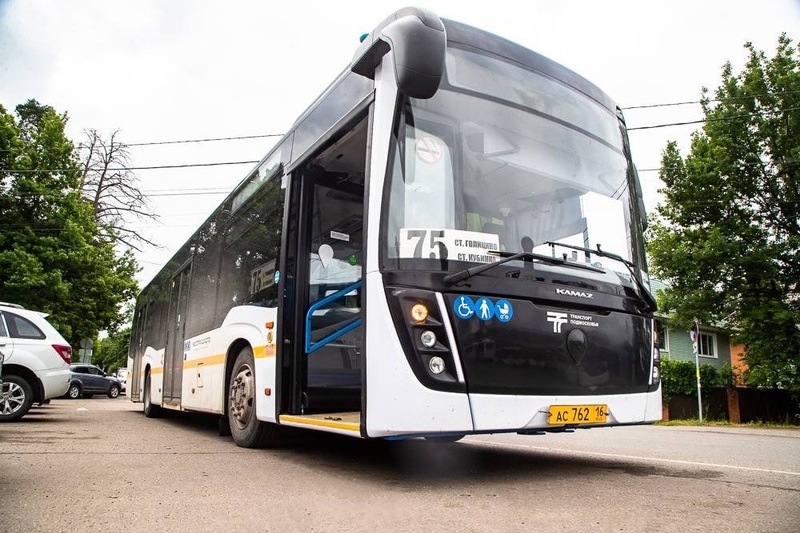 Автобус большого класса НЕФАЗ 5299-40-52, В Одинцовском округе тестируют автобус НЕФАЗ на 111 пассажиров