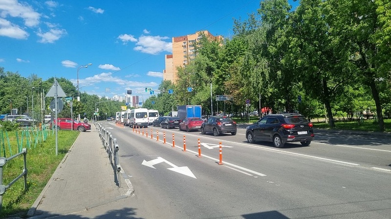 В Одинцово запустили ещё одну выделенную полосу для общественного транспорта