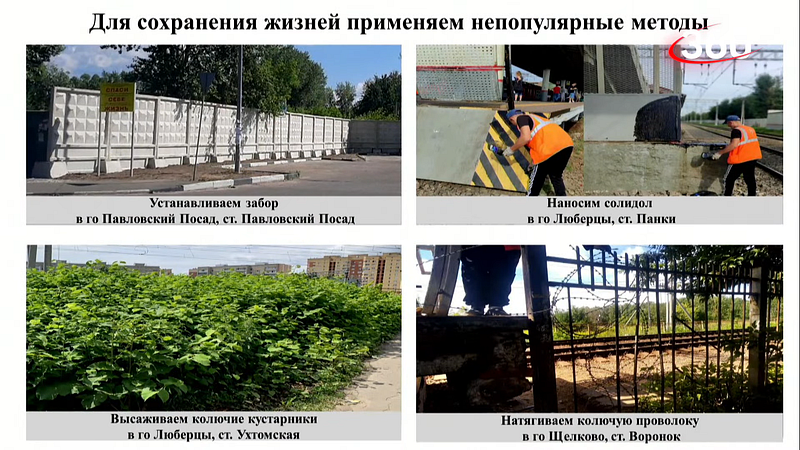 «Непопулярные меры» для предотвращения нарушений на железной дороге в Подмосковье, Август