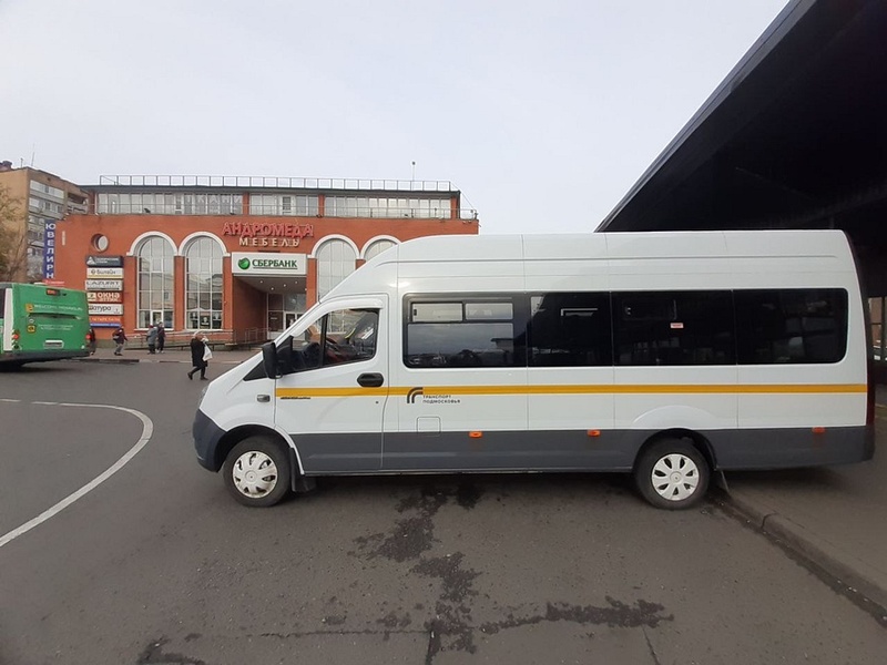 Место остановки маршрута № 19к на привокзальной площади, В Одинцово запустили автобусный маршрут с остановкой в новом ЖК