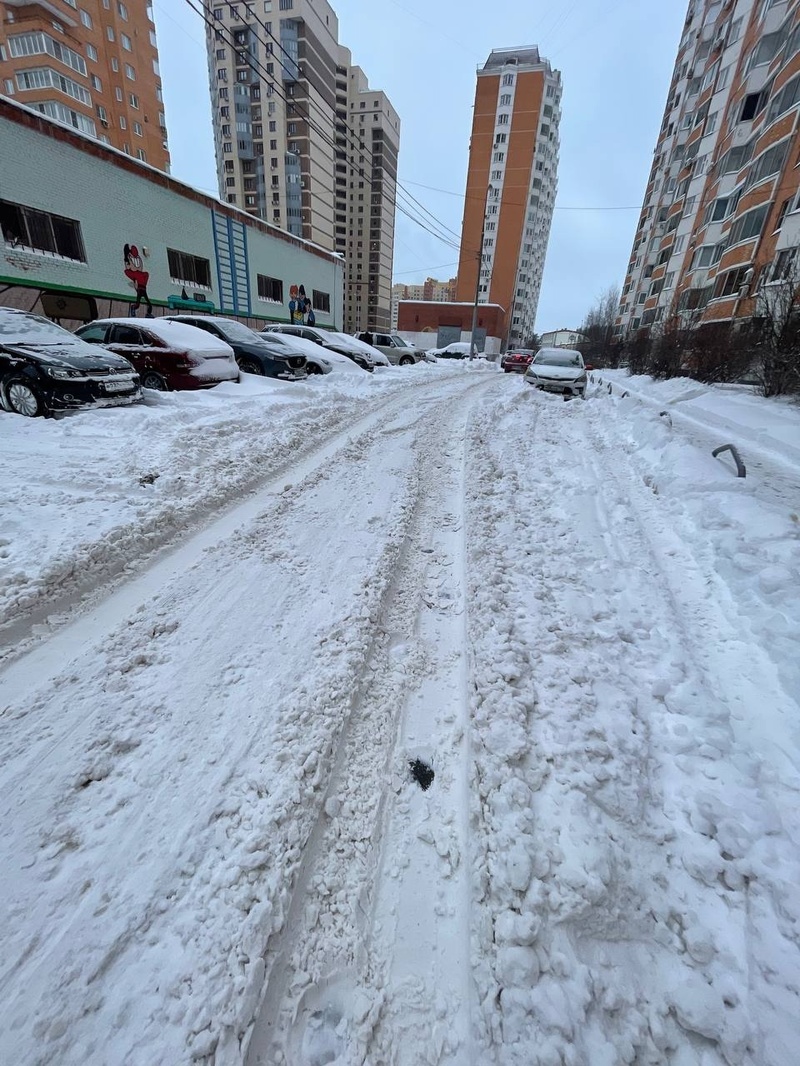 Проезд возле домов, Глава Одинцовского округа: «Первый же крупный снегопад — и мы вляпались»