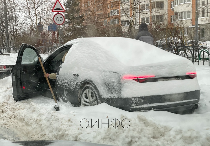 ул. Говорова, Одинцово после рекордного снегопада