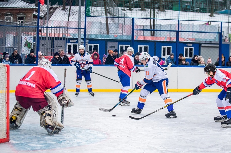 В Звенигороде сыграли первый хоккейный матч серии «Русская классика»