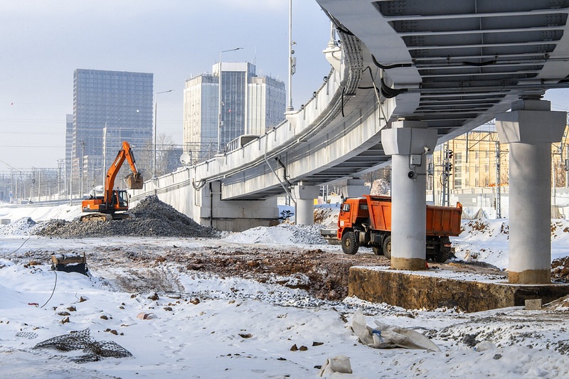 В Москве запустили движение по реконструированному Старорублёвскому путепроводу
