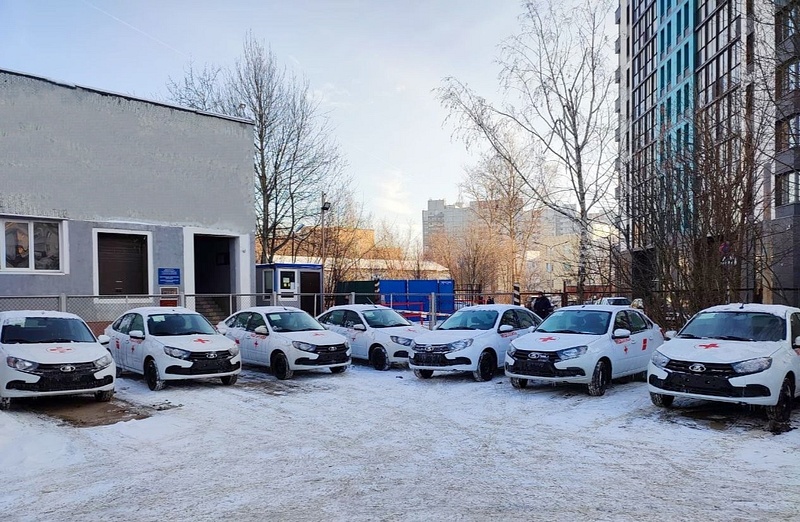 В Одинцовскую областную больницу поступили 19 машин «Лада Гранта» для работы на неотложных вызовах