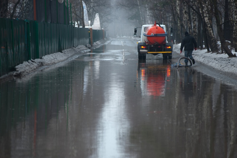 Одинцовский округ — третий в Подмосковье по количеству участков, наиболее подверженных подтоплениям весной, Март