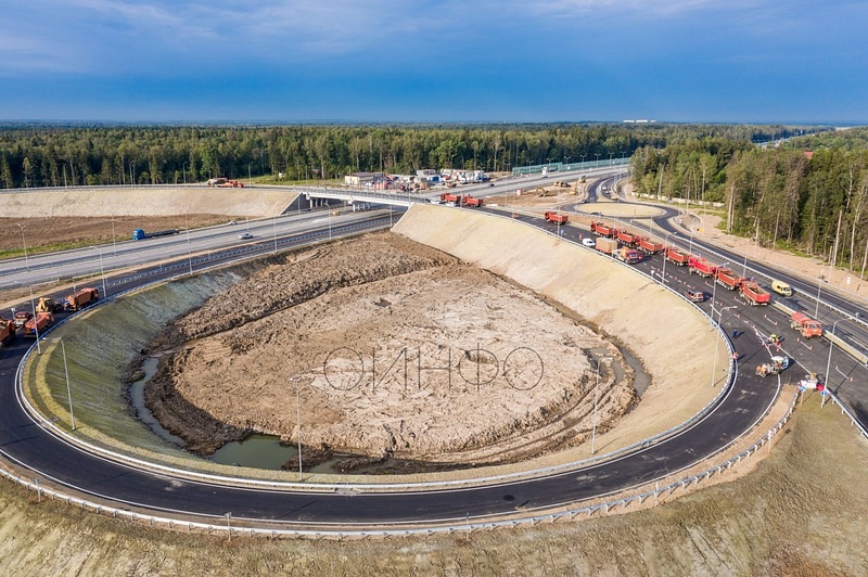 11 августа ГК «Автодор» открыл новую развязку на 59 км автодороги М-1 «Беларусь», На трассе М-1 «Беларусь» запустили новую транспортную развязку к парку «Патриот»