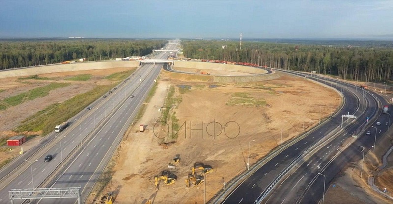 11 августа ГК «Автодор» открыл новую развязку на 59 км автодороги М-1 «Беларусь», На трассе М-1 «Беларусь» запустили новую транспортную развязку к парку «Патриот»