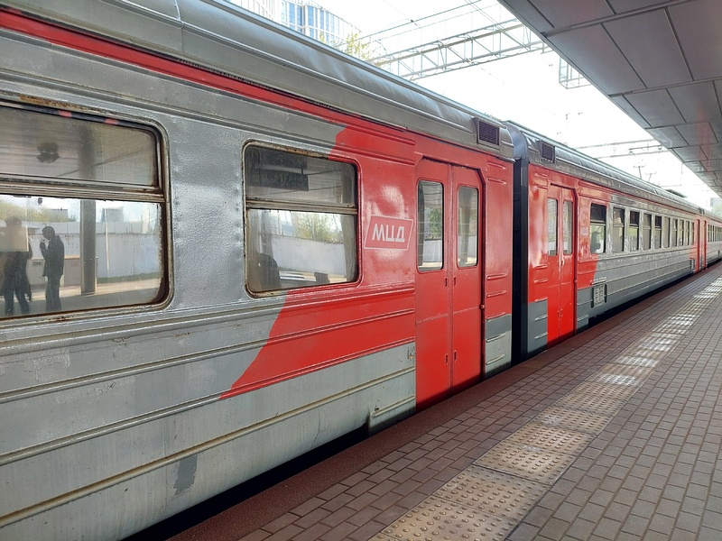 Поезд МЦД-4 на Киевском направлении. Фото: «Лесной Городок» ВКонтакте, Сентябрь