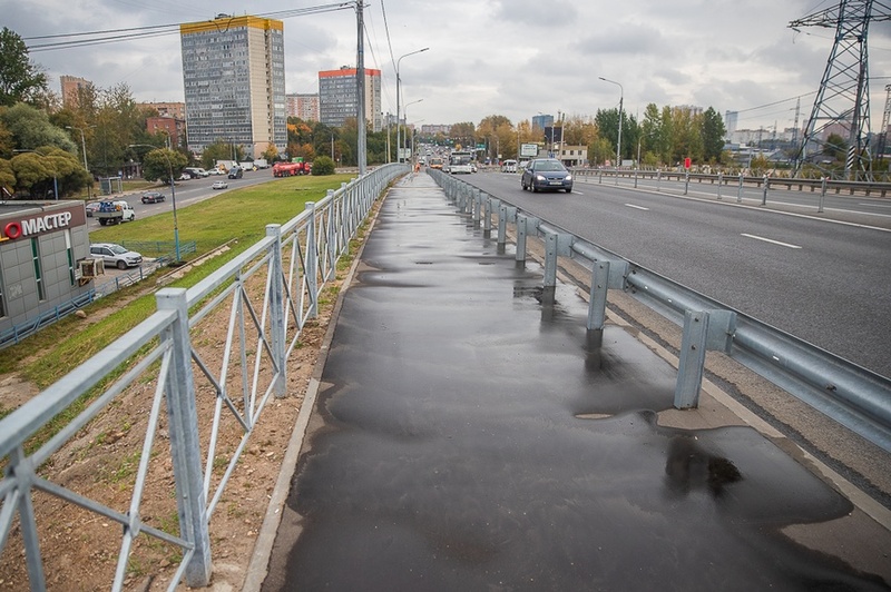 В Одинцово завершили капремонт эстакады на Можайском шоссе