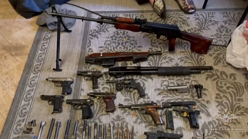 Арсенал оружия нашли в частном доме в Одинцовском округе, Ноябрь