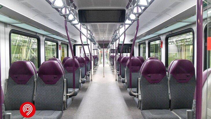Внутри вагона «Иволги 4.0», В 2024 году на МЦД-4 планируют запустить 60 новых поездов «Иволга» вместо старых электричек