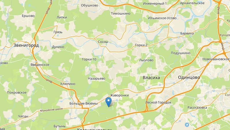 Участок на карте, Депутат Водонаев: 5 гектаров леса в Жаворонках возвращено государству