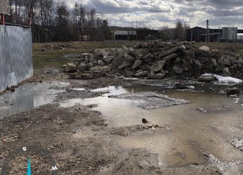 Незаконное производство бетона обнаружили возле жилого комплекса в Звенигороде, Июнь