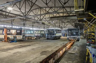 Производственная база «Звенигород» в одинцовском филиале «Мострансавто»