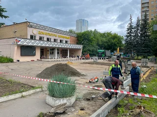 В Одинцово приступили к реконструкции площади перед ДК «Солнечный» в 8-м микрорайоне