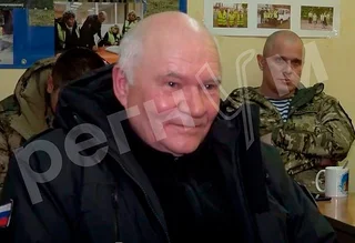 Основатель народной дружины Одинцовского округа Николай Лобанов, Алексей Маров на заднем плане