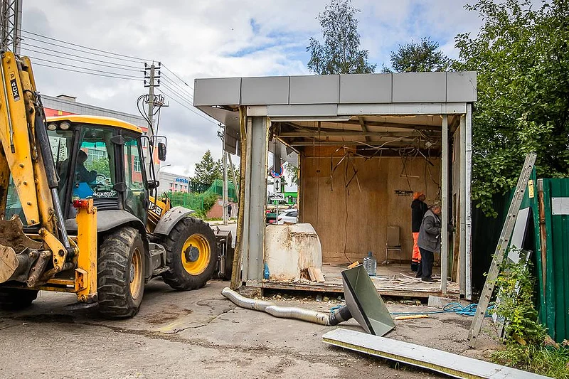В Одинцовском округе увеличили план по сносу торговых ларьков на 2025 год, Август