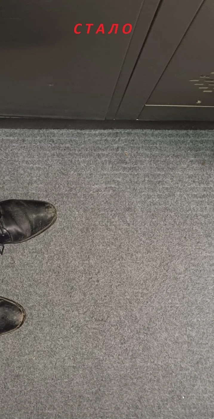 Новый коврик, Чиновники ответили, почему стелят коврики с гербом Одинцовского округа в лифте здания администрации