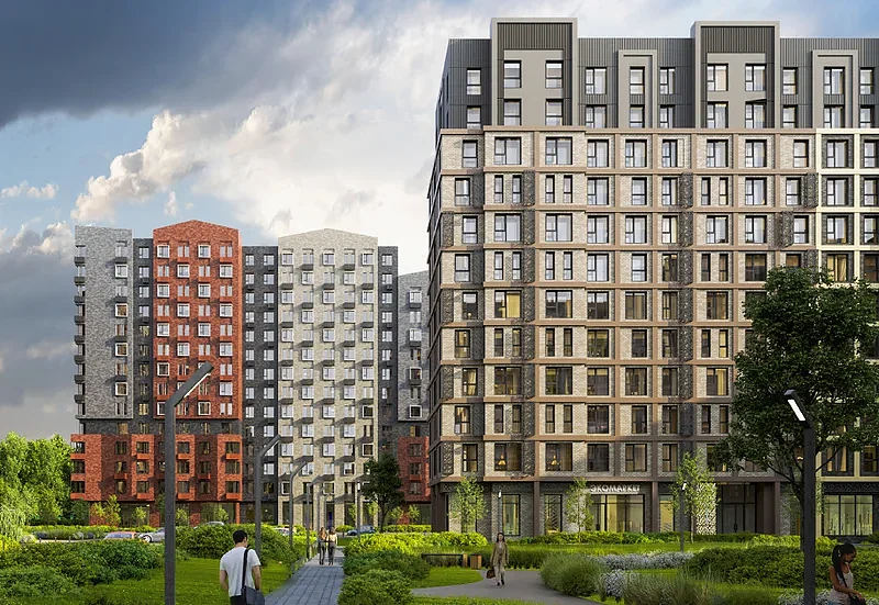 Визуализация домов будущего ЖК, Застройщик объявил о запуске проекта ЖК на первой линии Северного обхода Одинцово