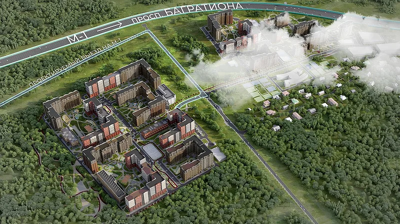 Из раздела «Локация», Застройщик объявил о запуске проекта ЖК на первой линии Северного обхода Одинцово