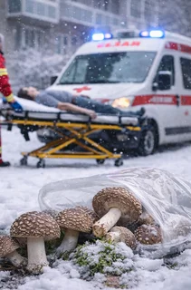 В Больших Вязёмах мужчина поел галлюциногенных грибов, выпал с балкона квартиры и попал в больницу