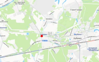 Красным отмечен ж/д переезд возле станции «Чапаевка», который планируют ликвидировать