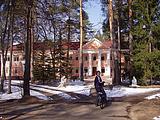 В районе Васильевского. Санаторий им. Герцена
