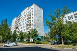 Граффити на торце Чикина 4: осьминожка, рыбки и кораллы