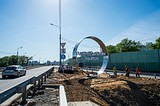 Арка «Одинцовский район» на въезде в Одинцово