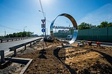 Арка «Одинцовский район» на въезде в Одинцово