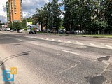 Трещины, колейность, ямы вперемешку с заплатками на Можайское шоссе