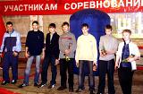 Уставшие победители соревнований по пейнтболу 