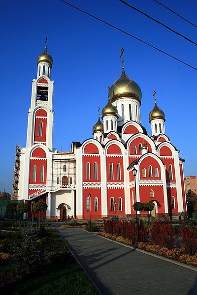 храм, Собор Георгия Победоносца в Одинцово, храм, ZIA