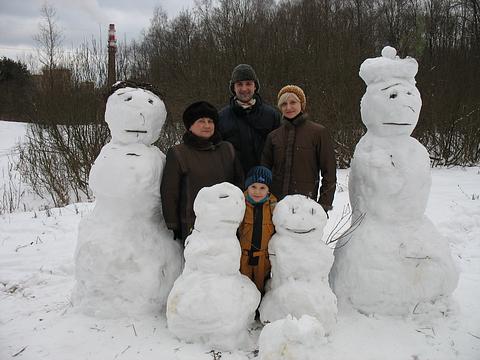 Моя большая семья, Конкурс снеговиков от «Одинцово-ИНФО» и «Позитроники», Моя большая семья, semen78
