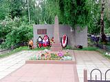 с. Никольское (кладбище). Братская могила погибших воинов.