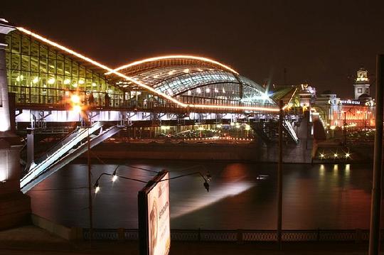 мост, Путешествия, Москва, киевский вокзал, метро киевская, киевский мост, ночная съемка, vaucher